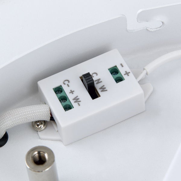 Detailansicht eines Schalters zur Einstellung der Lichtfarbe