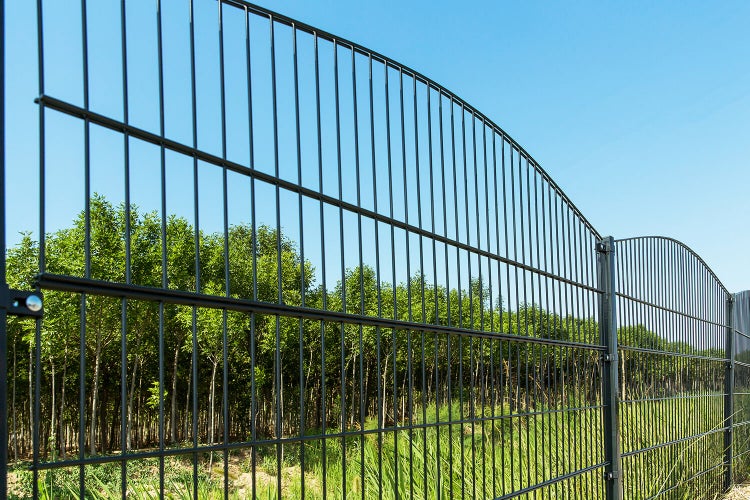 Doppelstabmattenzaun MORATA Berg Höhe: 200 cm / Länge: 30 m ohne Eckpfosten I Gartenzaun, Mattenzaun