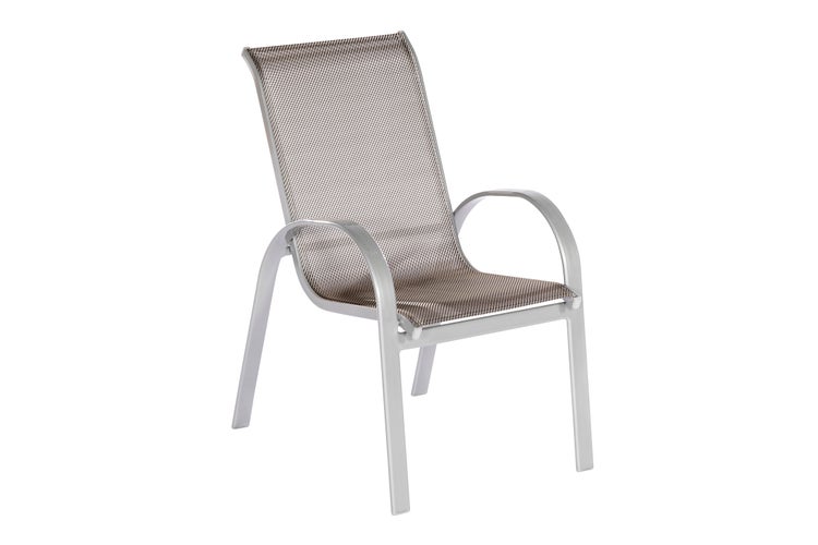Amalfi Gartensessel, stapelbar, 2er Set, diamantbraun