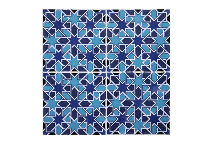 Dekorative Fliesen mit Sternmuster für Innenräume