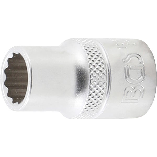 BGS Steckschlüssel-Einsatz Zwölfkant Antrieb Innenvierkant 12,5 mm (1/2) SW 12 mm - 10632