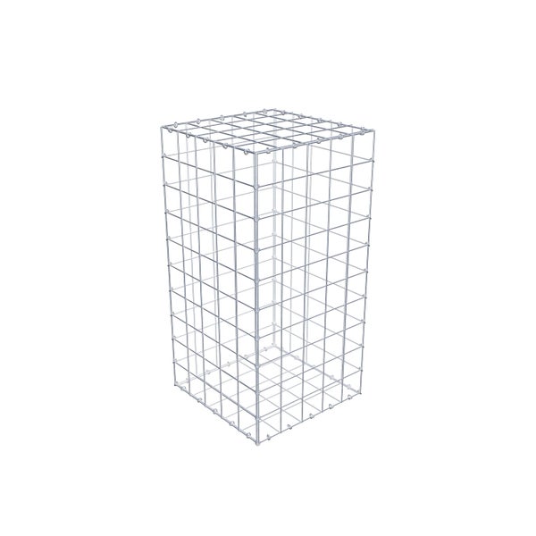 Gabione 100 cm x 50 cm x 50 cm (L x H x T), Maschenweite 10 cm x 10 cm, C-Ring