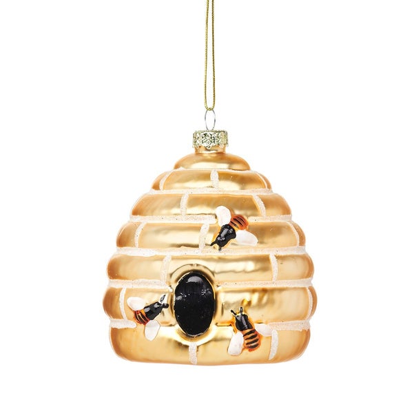 Bienenkorb Weihnachtskugel - Sass & Belle