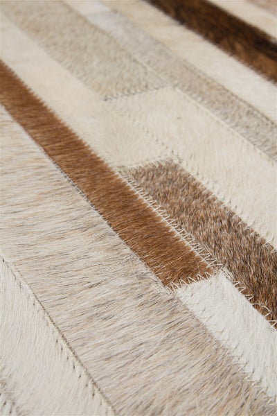 Flachflor Teppich Ulysses Creme Modern 160 x 230 cm