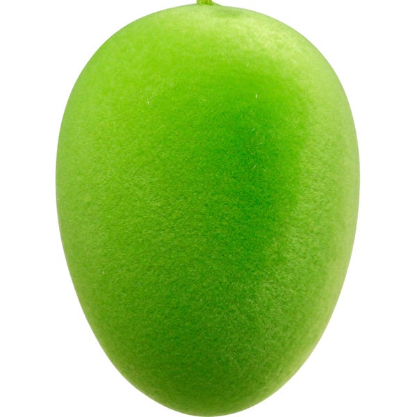 Einzelne grüne Dekokirsche