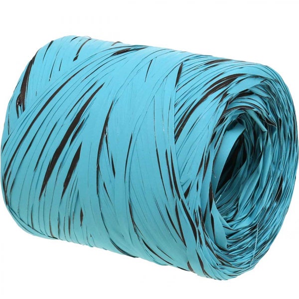 Rolle Bastelstroh, blau