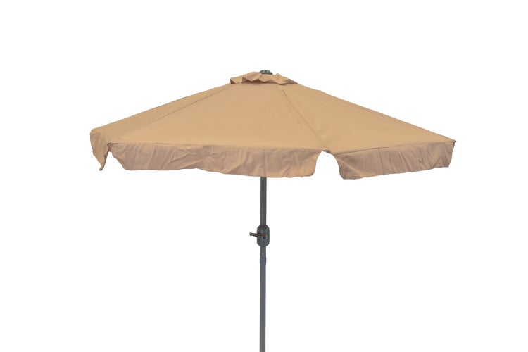 Sonnenschirm, rund 230 cm, beige
