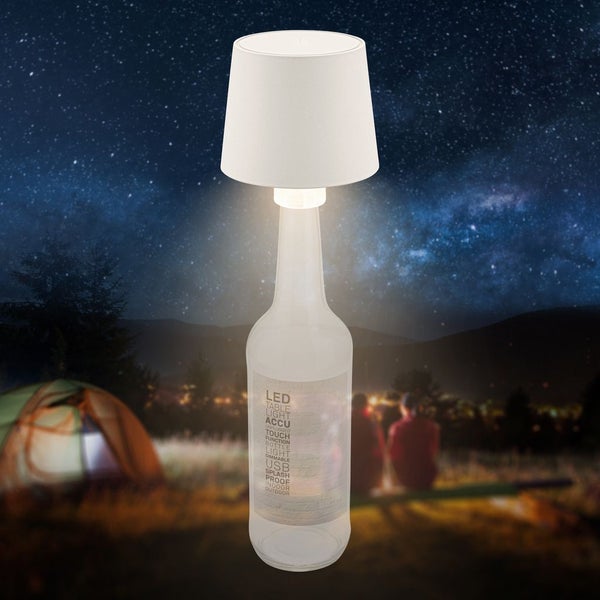 LED Flaschenlampe Flaschenlicht Tischlampe Dimmbar Touch Fernbedienung Kabellos