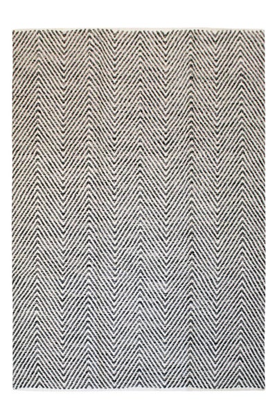 Flachflor Teppich Valor Grau Modern 160 x 230 cm