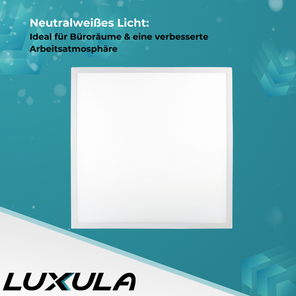 Luxula LED Panel für Büroräume