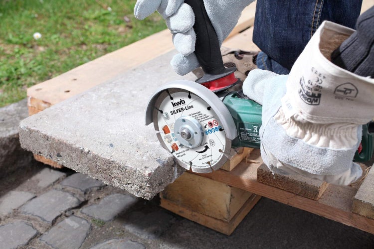 kwb KRAFTIXX Dia Trennscheibe, Durchmesser 230 mm x 22 mm, Metal, beton, Stein