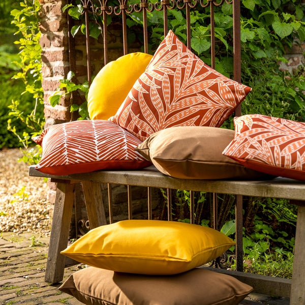 Samuel Outdoor Kissen - 45x45 cm Orange - Mit Reißverschluss