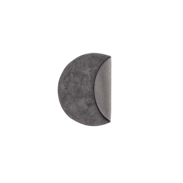 Valle Badematte Ø60cm dunkel grau. 60 X 60 X 1 cm