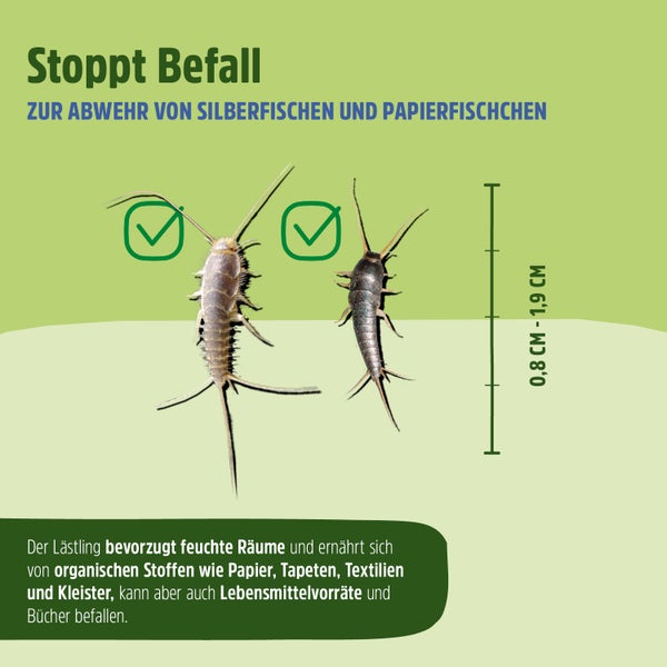 Silberfische Spray | Alternative zu Silberfischchen Köder oder Silberfischfalle