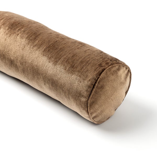 LEE - Rollkissen 18x50 cm - Tobacco Brown - braun