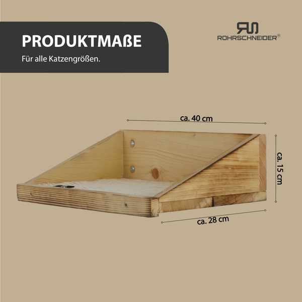 Rohrschneider Wandmulde geflammt+ Stoffeinlage Cord breit beige