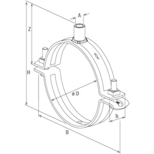 Fischer Massivrohrschelle FRSMN 88-94 M10/M12 (25 Stk.) - 570164