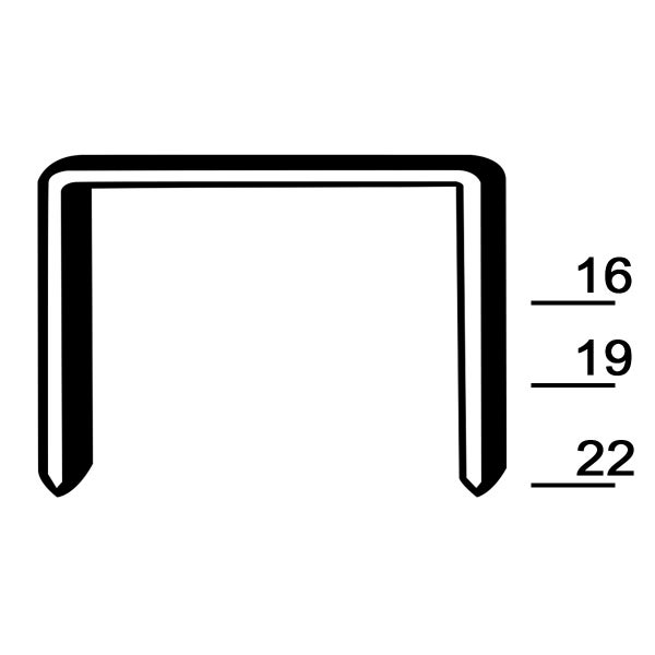 Prebena Heftklammern B16CLF verbronzt