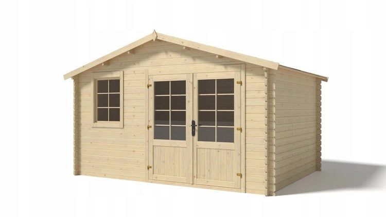 Gartenhaus, Gerätehaus 11,70m2 - 3,90x3m - 34mm
