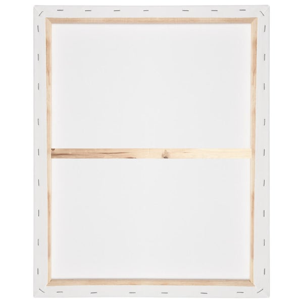 Leere Leinwand auf Keilrahmen, geeignet für Malerei