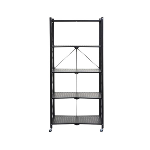 Regal mit fünf Ebenen und Rollen