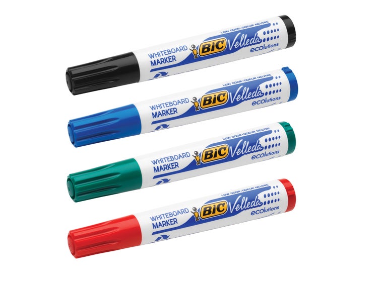 BIC Whiteboard Marker Velleda 1701 ECOlutions 4er Set