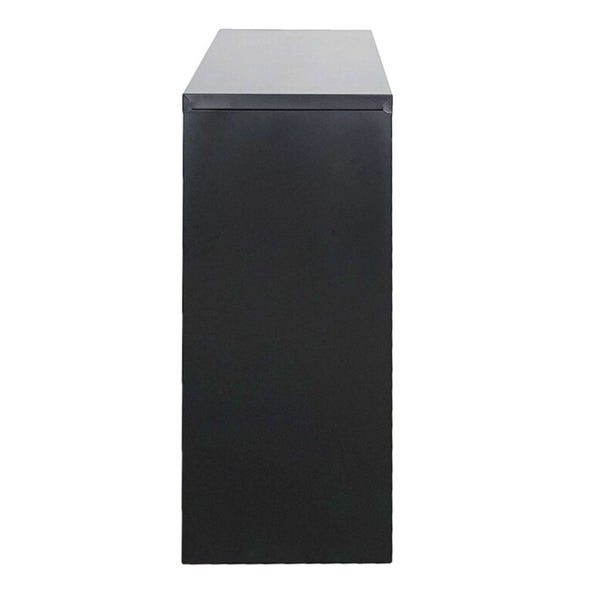 Schlichtes schwarzes Sideboard