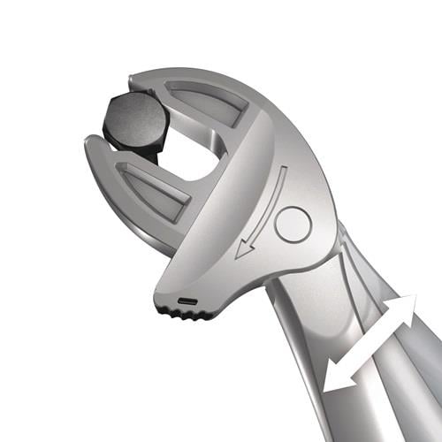 Verstellbare Rohrzange greift eine Schraube