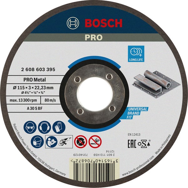 Bosch PRO Metal Trennscheibe 115 x 3 x 22,23 mm - 2608603395