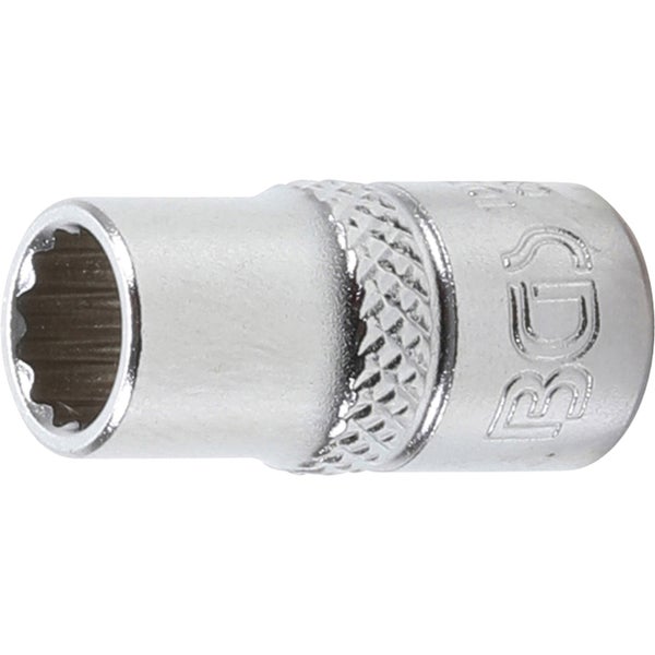 BGS Steckschlüssel-Einsatz Zwölfkant Antrieb Innenvierkant 6,3 mm (1/4) SW 7 mm - 10777