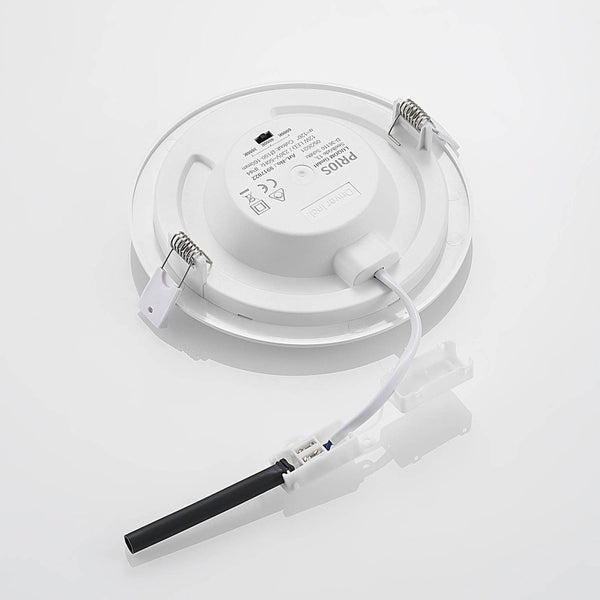 PRIOS LED Cadance (Modern) in Weiß aus Aluminium (1 flammig, ) Badezimmerleuchte