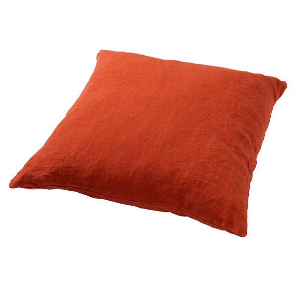 Linn Dekokissen - Unifarben 45x45 cm, Orange