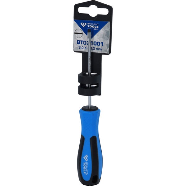 BRILLIANT TOOLS Schraubendreher Schlitz 3,0 x 80 mm - BT031001