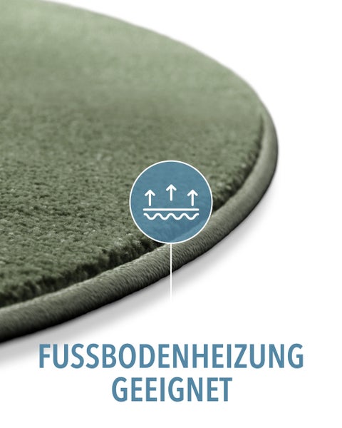 Teppich geeignet für Fußbodenheizung.