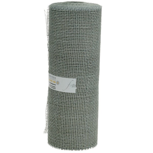Rolle Dekoband in Gitteroptik, Oeko-Tex Standard 100 zertifiziert, für Floristik und Dekoration.