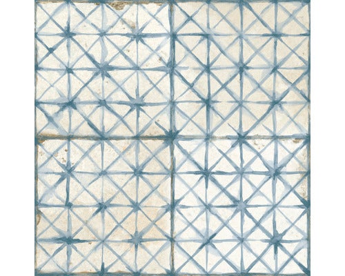 Wand- und Bodenfliese FS Temple blue 45x45 cm