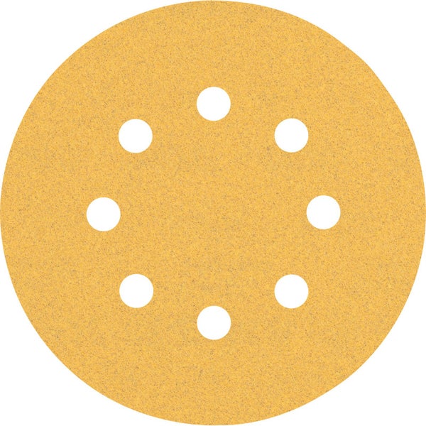 Bosch 5x Expert C470 Schleifpapier mit 8 Löchern für Exzenterschleifer 125 mm G 100 - 2608900806