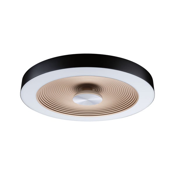 LED Deckenleuchte Volea IP44 3000K 500lm / 2400lm 230V 4W / 18,5W dimmbar Schwarz, Gold