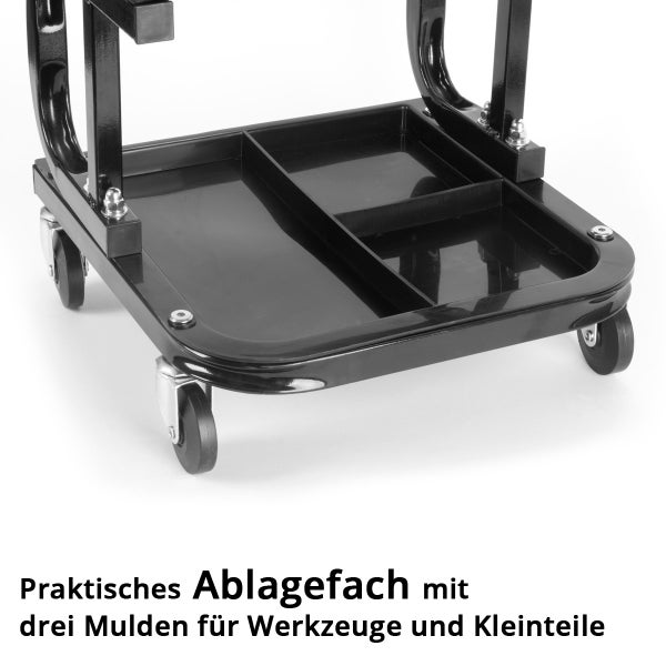 Werkzeugwagen Ablagefach mit drei Fächern für Werkzeuge und Kleinteile