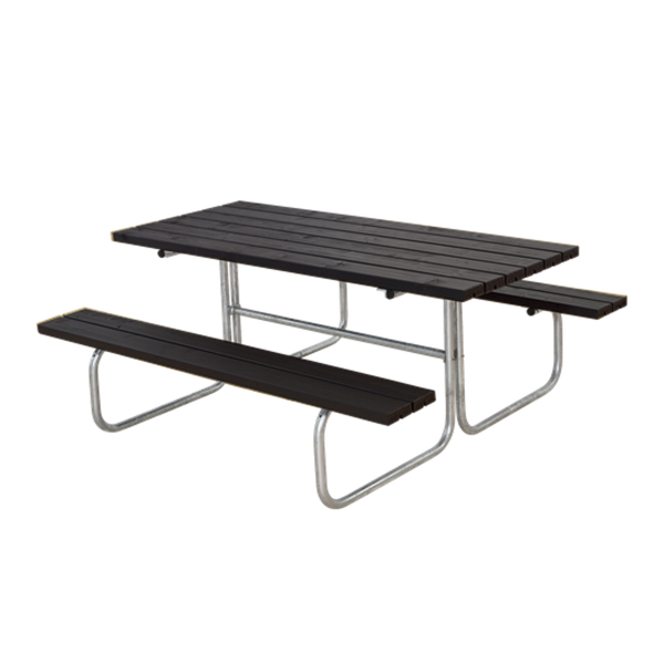 Picknick-Tisch CLASSIC 177x155x75cm Farbe schwarz