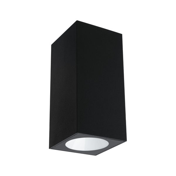 LED Wandleuchte Flame IP44 eckig 58x75mm 3000K 2x3,5W 2x260lm 230V Anthrazit Aluminium