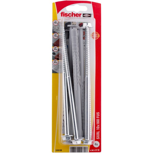 Fischer Langschaftdübel SXRL 10x160 FUS K (4) - 536188