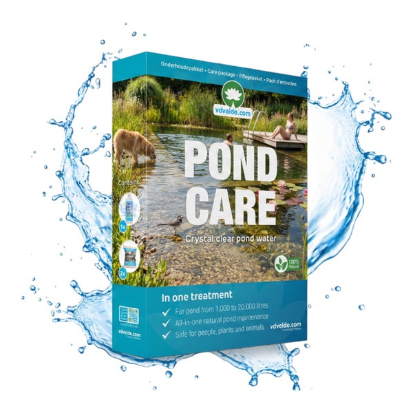 vdvelde.com Pond Care Teichpflege-Set für klares Teichwasser, 100 Prozent natürlich, für Teiche von 1.000 bis 20.000 Liter.