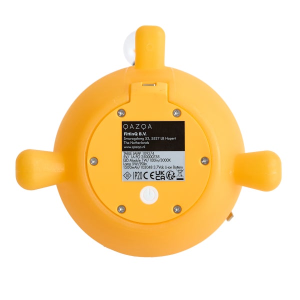 QAZOA Tischleuchte, Rückansicht