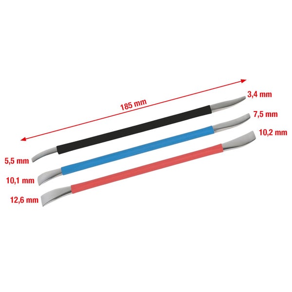 KS TOOLS Präzisions-Hebelwerkzeug-Satz 3tlg. - 911.8225