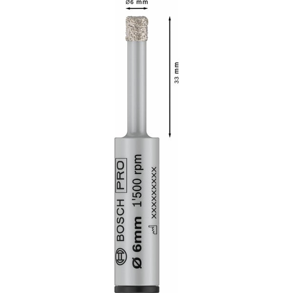 Bosch Pro Fliesenbohrer, Durchmesser 6 mm