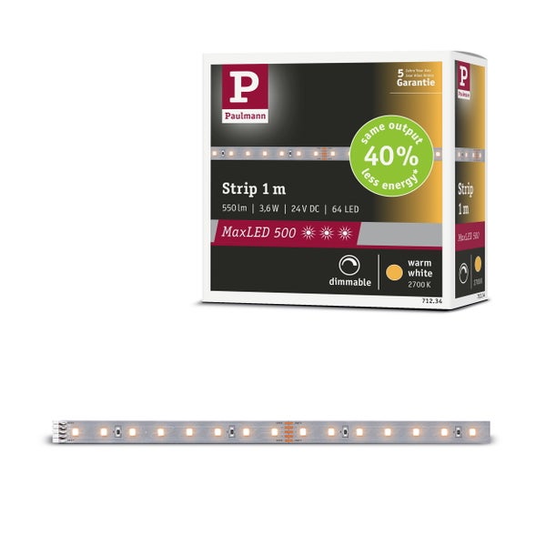 Paulmann MaxLED 500 LED-Strip 1 Meter mit 5 Jahre Garantie