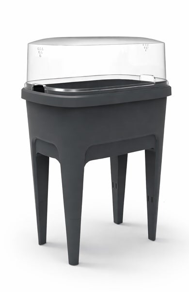 Hochbeet mit transparentem Deckel für den Garten