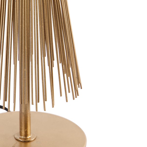 Tischleuchte aus Metall mit Stäben