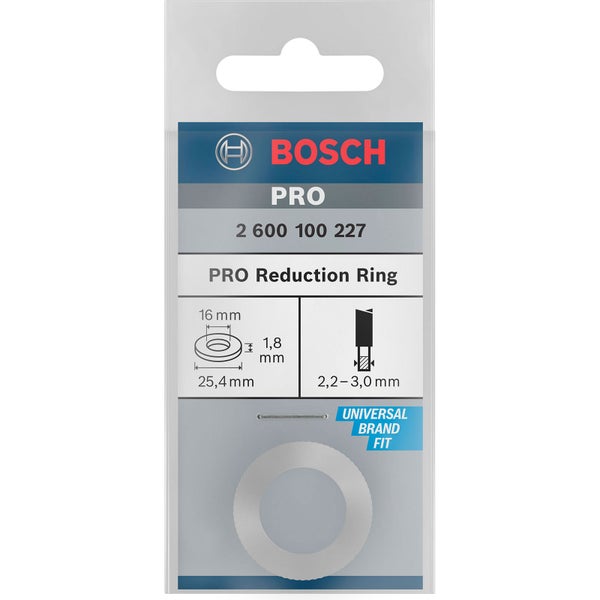 Bosch Reduzierring für PRO Kreissägeblatt 25,4 x 1,8 x 16 mm - 2600100227